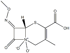  7-[(Z)-Methoxyimino]-3-methyl-4-carboxycepham-3-ene 1,1-dioxide