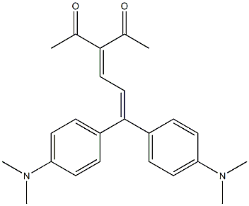  3-[3,3-Bis[4-(dimethylamino)phenyl]-2-propenylidene]pentane-2,4-dione