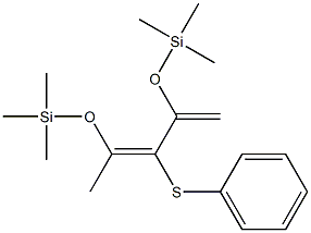 2,4-Bis(trimethylsilyloxy)-3-phenylthio-1,3-pentadiene Structure