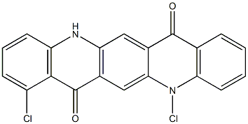 5,8-Dichloro-5,12-dihydroquino[2,3-b]acridine-7,14-dione Structure