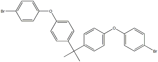 1,1'-(2,2-Propanediyl)bis[4-(4-bromophenoxy)benzene] Structure