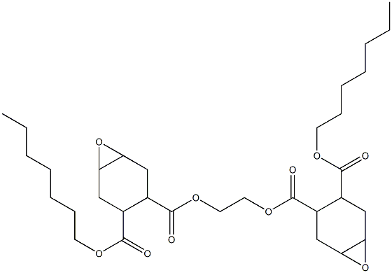 Bis[2-(heptyloxycarbonyl)-4,5-epoxy-1-cyclohexanecarboxylic acid]ethylene ester