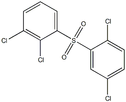 2,3-Dichlorophenyl 2,5-dichlorophenyl sulfone 结构式