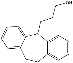 3-(10,11-Dihydro-5H-dibenz[b,f]azepin-5-yl)-1-propanol Structure