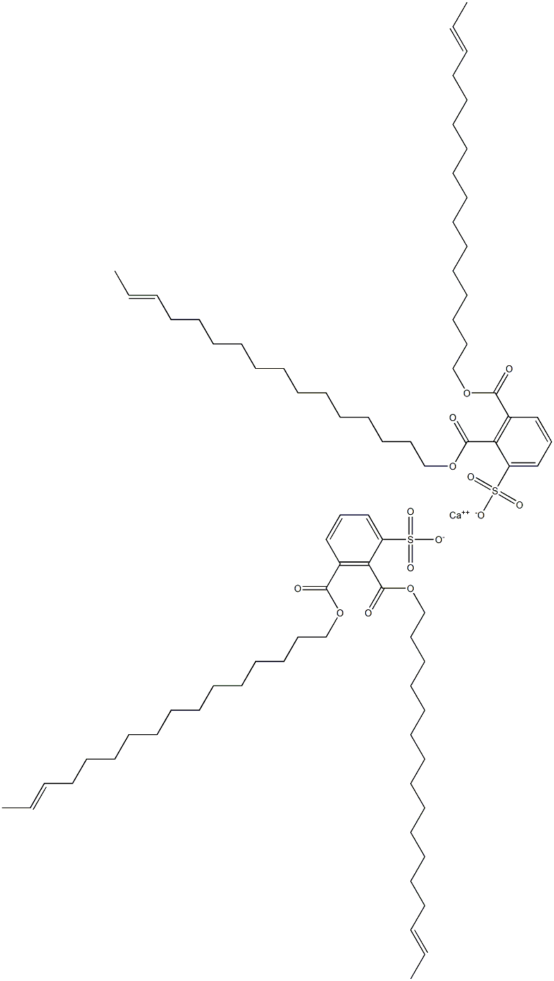 Bis[2,3-di(14-hexadecenyloxycarbonyl)benzenesulfonic acid]calcium salt|