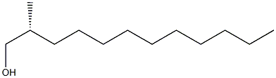 [R,(+)]-2-Methyl-1-dodecanol Structure