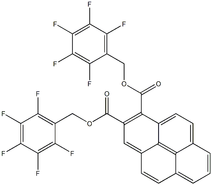 2,3-Pyrenedicarboxylic acid bis(2,3,4,5,6-pentafluorobenzyl) ester