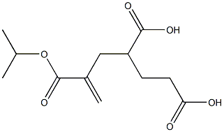 1-Hexene-2,4,6-tricarboxylic acid 2-propyl ester Struktur