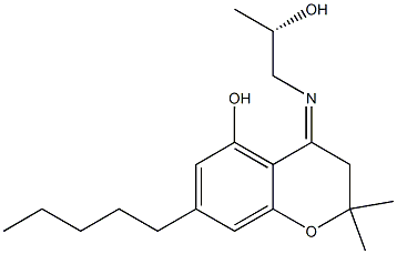 3,4-Dihydro-2,2-dimethyl-4-[[(S)-2-hydroxypropyl]imino]-7-pentyl-2H-1-benzopyran-5-ol