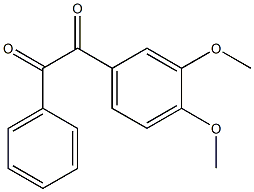 1-Phenyl-2-(3,4-dimethoxyphenyl)ethane-1,2-dione Struktur