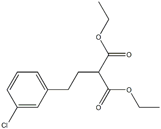  2-[2-(m-Chlorophenyl)ethyl]malonic acid diethyl ester