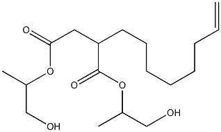 2-(7-Octenyl)succinic acid bis(2-hydroxy-1-methylethyl) ester Structure