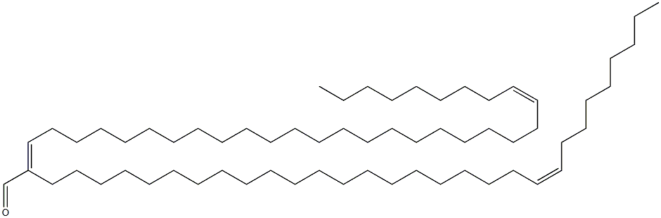 (2E,25Z)-2-[(21Z)-21-Triaconten-1-yl]tetratriaconta-2,25-dienal,,结构式