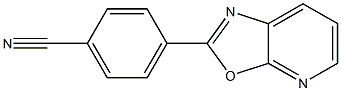 4-(Oxazolo[5,4-b]pyridine-2-yl)benzonitrile Struktur