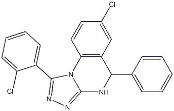 7-Chloro-4,5-dihydro-1-(2-chlorophenyl)-5-phenyl[1,2,4]triazolo[4,3-a]quinazoline|