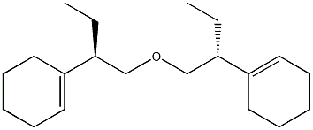 (+)-[(R)-1-(1-Cyclohexene-1-yl)propyl]methyl ether Struktur