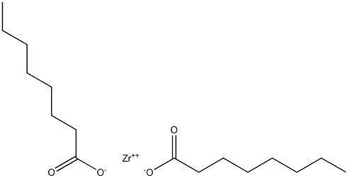 Dioctanoic acid zirconium(II) salt,,结构式