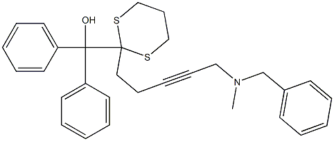 Diphenyl[2-[5-(N-benzyl-N-methylamino)-3-pentynyl]-1,3-dithian-2-yl]methanol