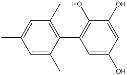 6-(2,4,6-Trimethylphenyl)benzene-1,2,4-triol|