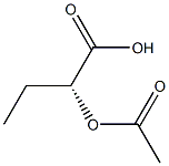 [R,(+)]-2-Acetyloxybutyric acid Struktur