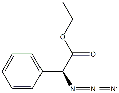 [S,(+)]-Azidophenylacetic acid ethyl ester Struktur