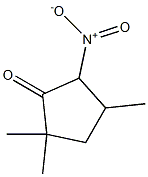 2-Nitro-3,5,5-trimethylcyclopentanone,,结构式