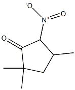 2-Nitro-3,5,5-trimethylcyclopentanone 结构式