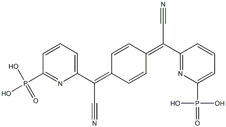 [6-[[4-[Cyano(6-phosphono-2-pyridinyl)methylene]-2,5-cyclohexadien-1-ylidene]cyanomethyl]pyridin-2-yl]phosphonic acid