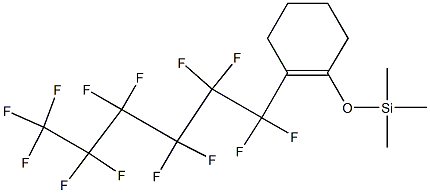 1-(Trimethylsiloxy)-2-(tridecafluorohexyl)-1-cyclohexene