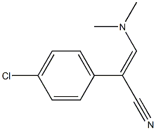 2-(4-Chlorophenyl)-3-(dimethylamino)propenenitrile|