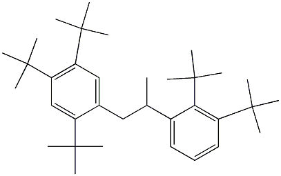 1-(2,4,5-Tri-tert-butylphenyl)-2-(2,3-di-tert-butylphenyl)propane Structure