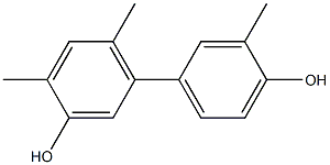 3',4,6-Trimethyl-1,1'-biphenyl-3,4'-diol Structure