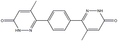 6,6'-(1,4-Phenylene)bis[5-methylpyridazin-3(2H)-one] Structure