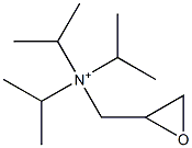 トリイソプロピルグリシジルアミニウム 化学構造式