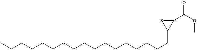 2,3-Epithioicosanoic acid methyl ester Structure