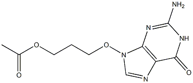 2-Amino-9-(3-acetyloxypropyloxy)-9H-purin-6(1H)-one