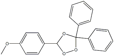 3-(4-Methoxyphenyl)-5,5-diphenyl-1,2,4-trioxolane Struktur