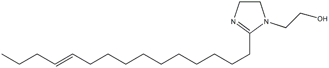 2-(11-ペンタデセニル)-2-イミダゾリン-1-エタノール 化学構造式