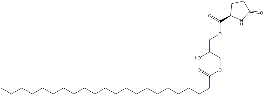 1-[(D-Pyroglutamoyl)oxy]-2,3-propanediol 3-docosanoate,,结构式