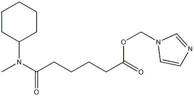 6-(N-Cyclohexyl-N-methylamino)-6-oxohexanoic acid 1H-imidazol-1-ylmethyl ester