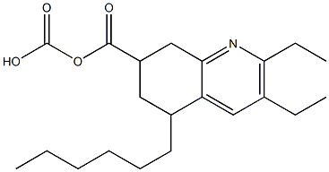  5,6,7,8-Tetrahydro-5-hexylquinoline-7,7-dicarboxylic acid diethyl ester