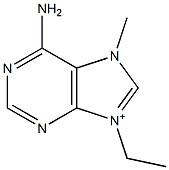 6-Amino-9-ethyl-7-methyl-7H-purin-9-ium|