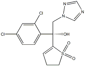 (1R)-1-(2,4-Dichlorophenyl)-1-[[(4,5-dihydrothiophene)1,1-dioxide]-2-yl]-2-(1H-1,2,4-triazol-1-yl)ethanol Structure