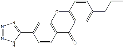 3-(1H-Tetrazol-5-yl)-7-propyl-9H-xanthen-9-one