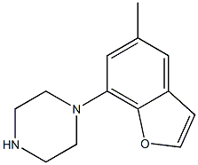 5-Methyl-7-(piperazin-1-yl)benzofuran|