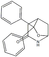 6,6-Diphenyl-7-oxa-2-azabicyclo[3.2.1]octan-3-one Struktur