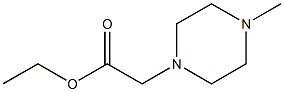 4-メチルピペラジン-1-酢酸エチル 化学構造式