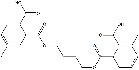 2-[4-(2-Carboxy-3-methyl-4-cyclohexenylcarbonyloxy)butoxycarbonyl]-4-methyl-4-cyclohexene-1-carboxylic acid