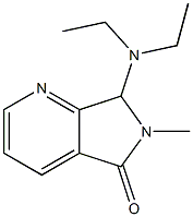 6,7-Dihydro-6-methyl-7-(diethylamino)-5H-pyrrolo[3,4-b]pyridin-5-one