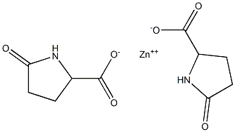 Bis(5-oxopyrrolidine-2-carboxylic acid)zinc salt Structure